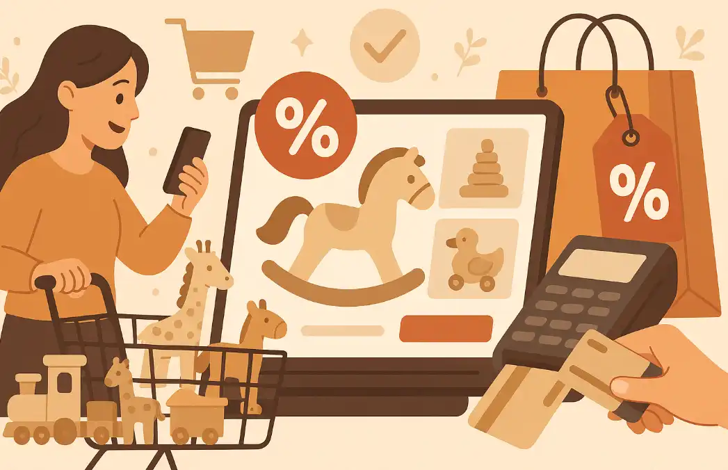Ilustracja procesu zakupu na promocji