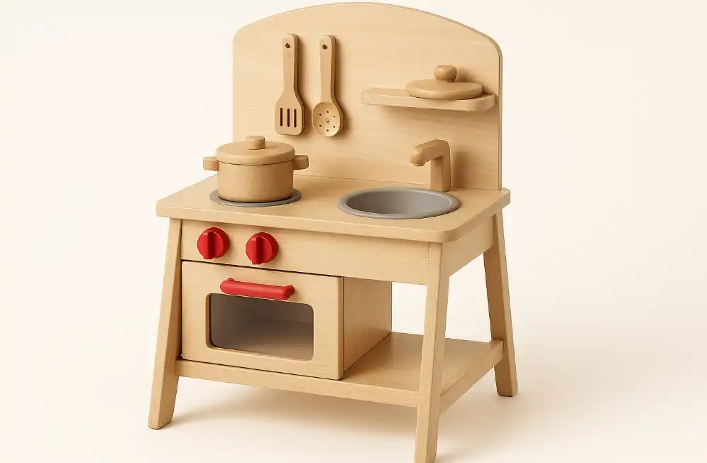 Kuchnia drewniana mini CHEF