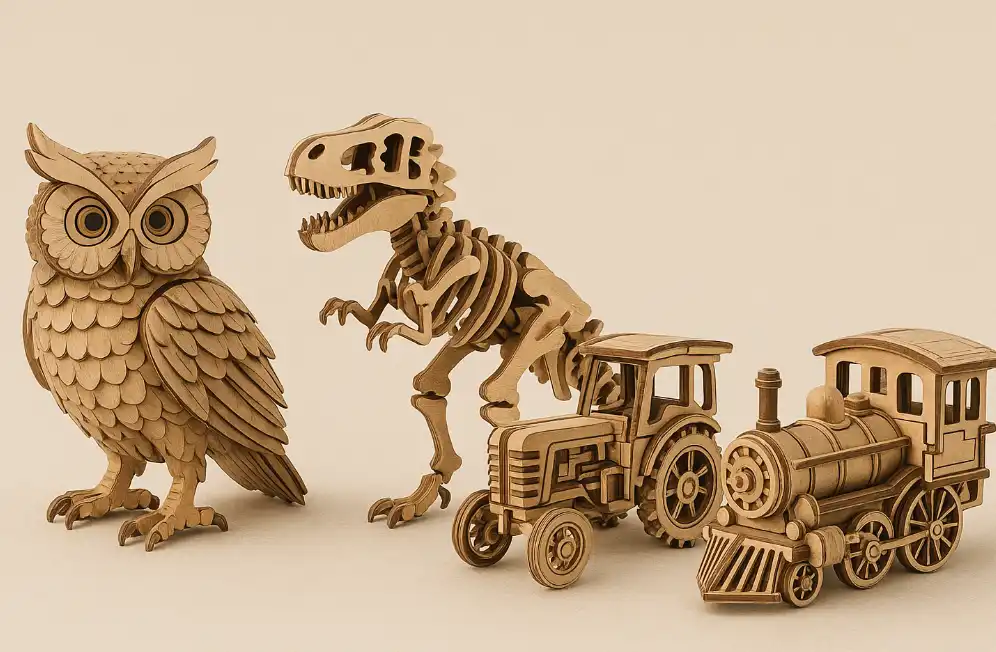 Łamigłówki przestrzenne 3D 24el